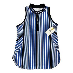 TAIL ACTIVEWEAR Women’s Golf Racer Back Top W/Mock Neck • Small • NWT